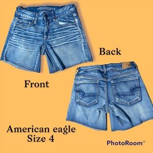 American eagle jean shorts